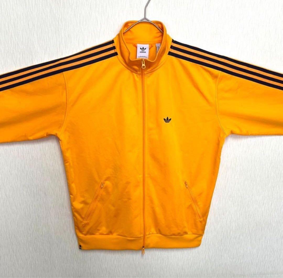 【人気モデル‼️】adidas ベッケンバウアー ジャージ オレンジ S 古着