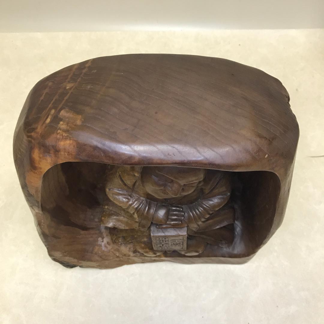 木彫 仙台四郎 商売繁盛 福の神 縁起物