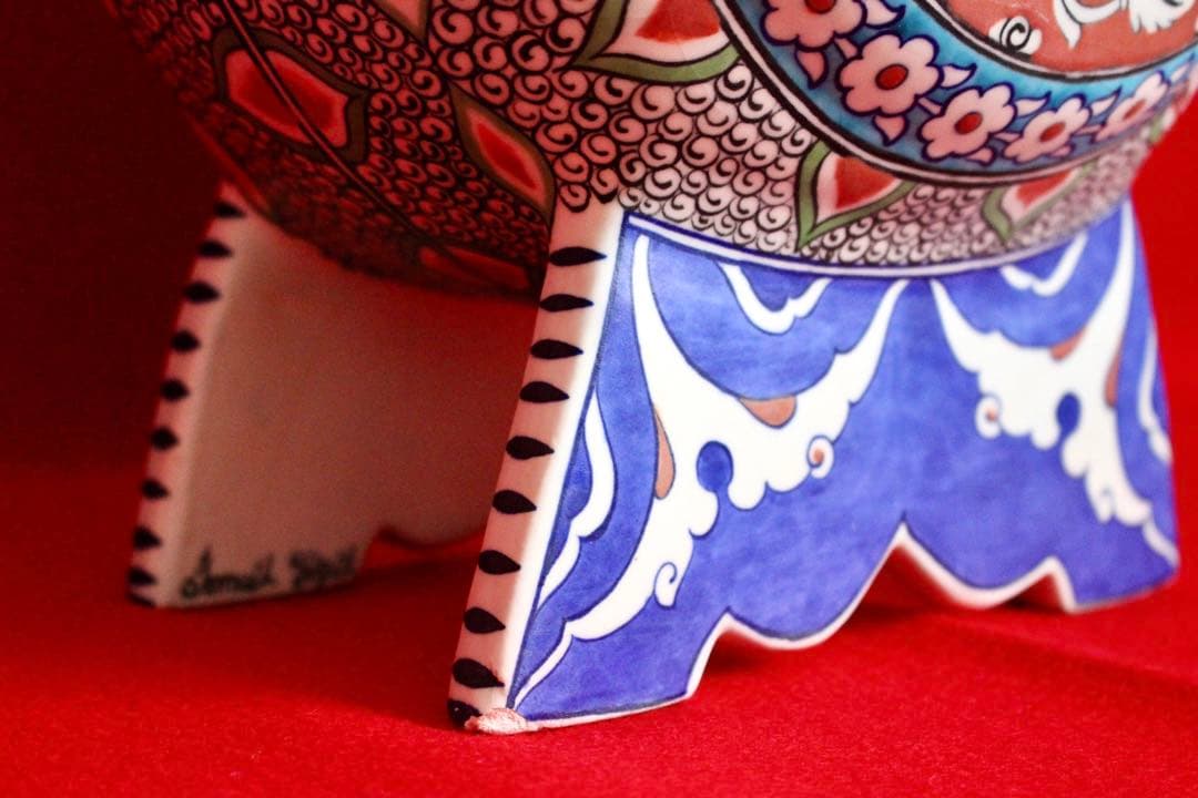 トルコ雑貨【アヴァノス陶器　飾り壺　特大水差し】