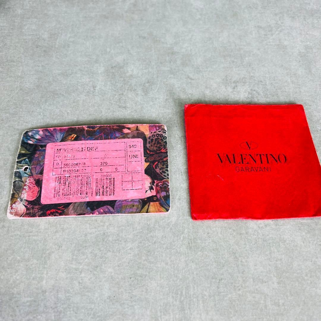 Valentino デニム 蝶 刺繍 スタッズ 2way ハンドバッグ