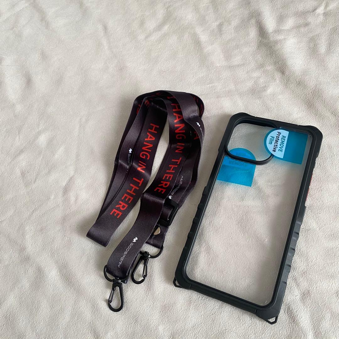 iPhone15ProMaxケース ショルダーストラップ スマホショルダー