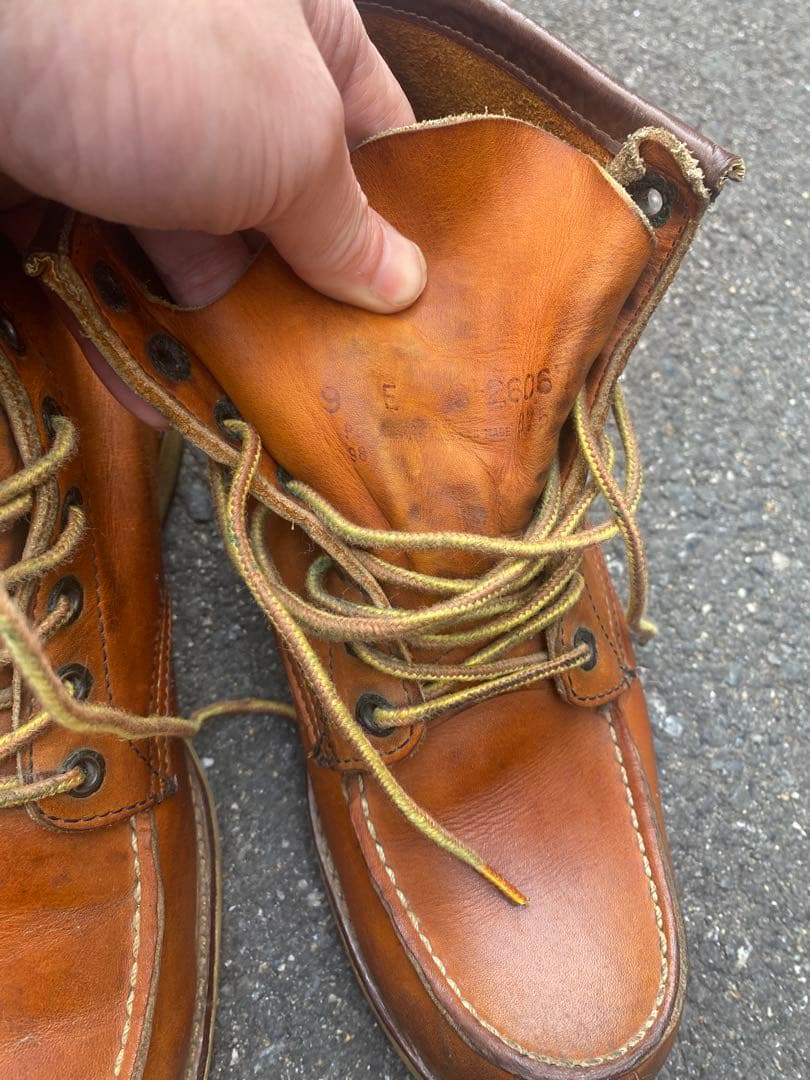 レッドウィング 875 アイリッシュセッター モックトゥ 縦羽タグ 9E 27㌢