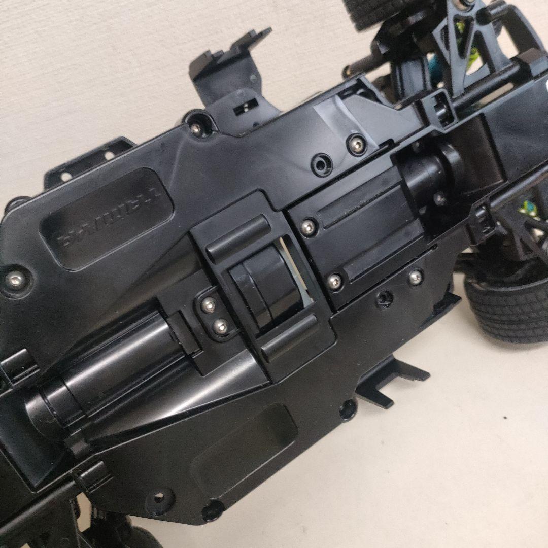 タミヤ MB-01シャーシ、 オプション装備、サーボ、フィアットボディ付き