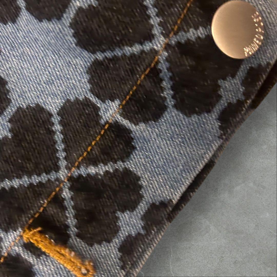 新品タグ付き❤️PAMEO POSE クローバー柄　パンツ　デニムMサイズy2k