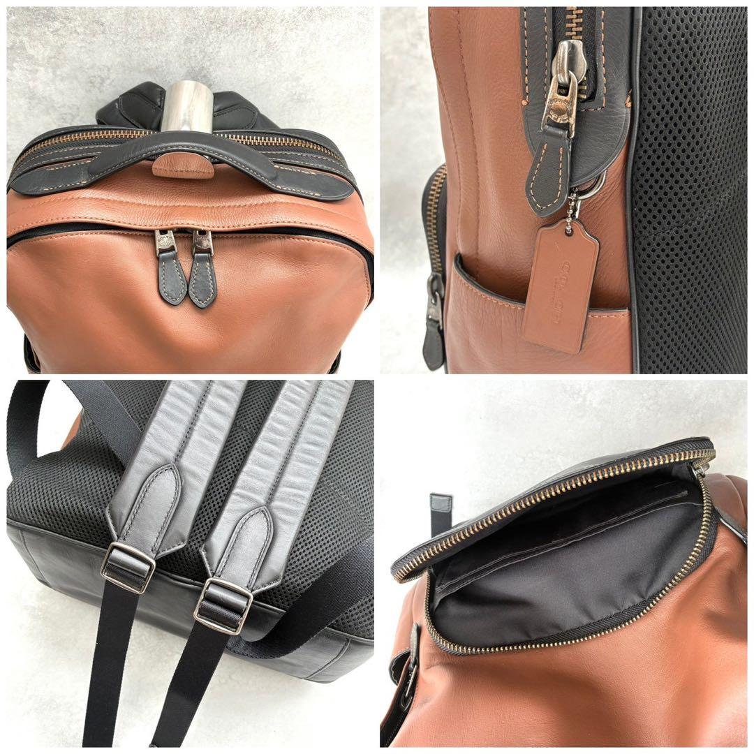 ✨美品✨コーチ リュック グラハム バックパック レザー A4収納可 ブラック