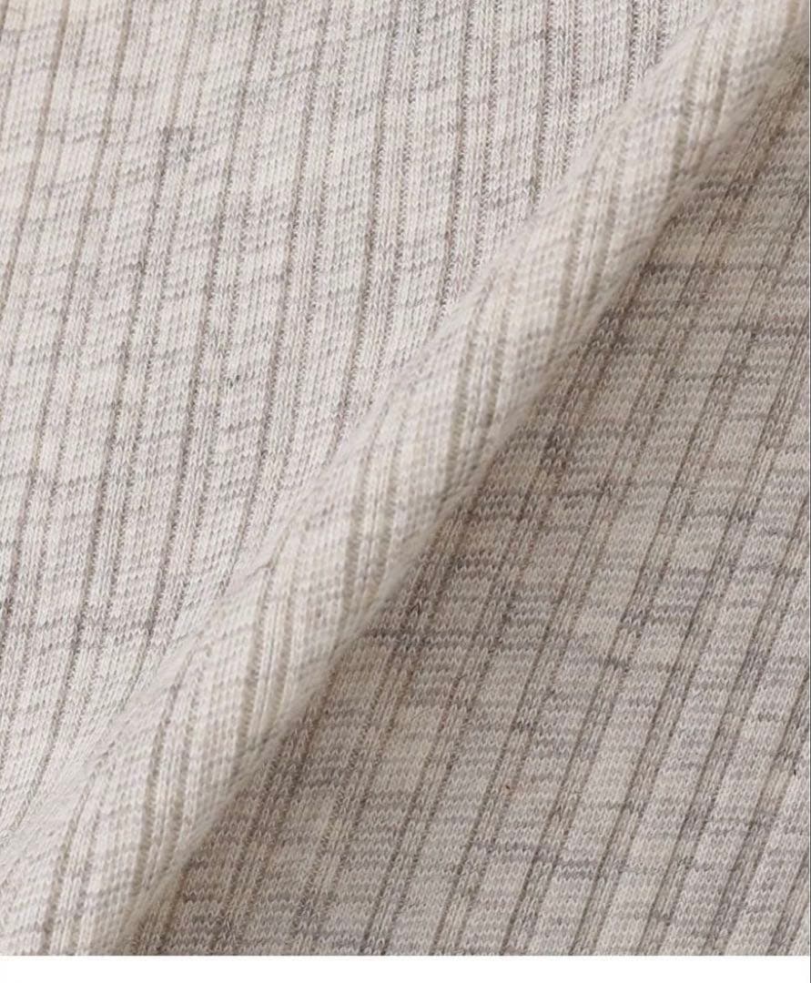 テレコヘンリーネックプルオーバー　ベージュ