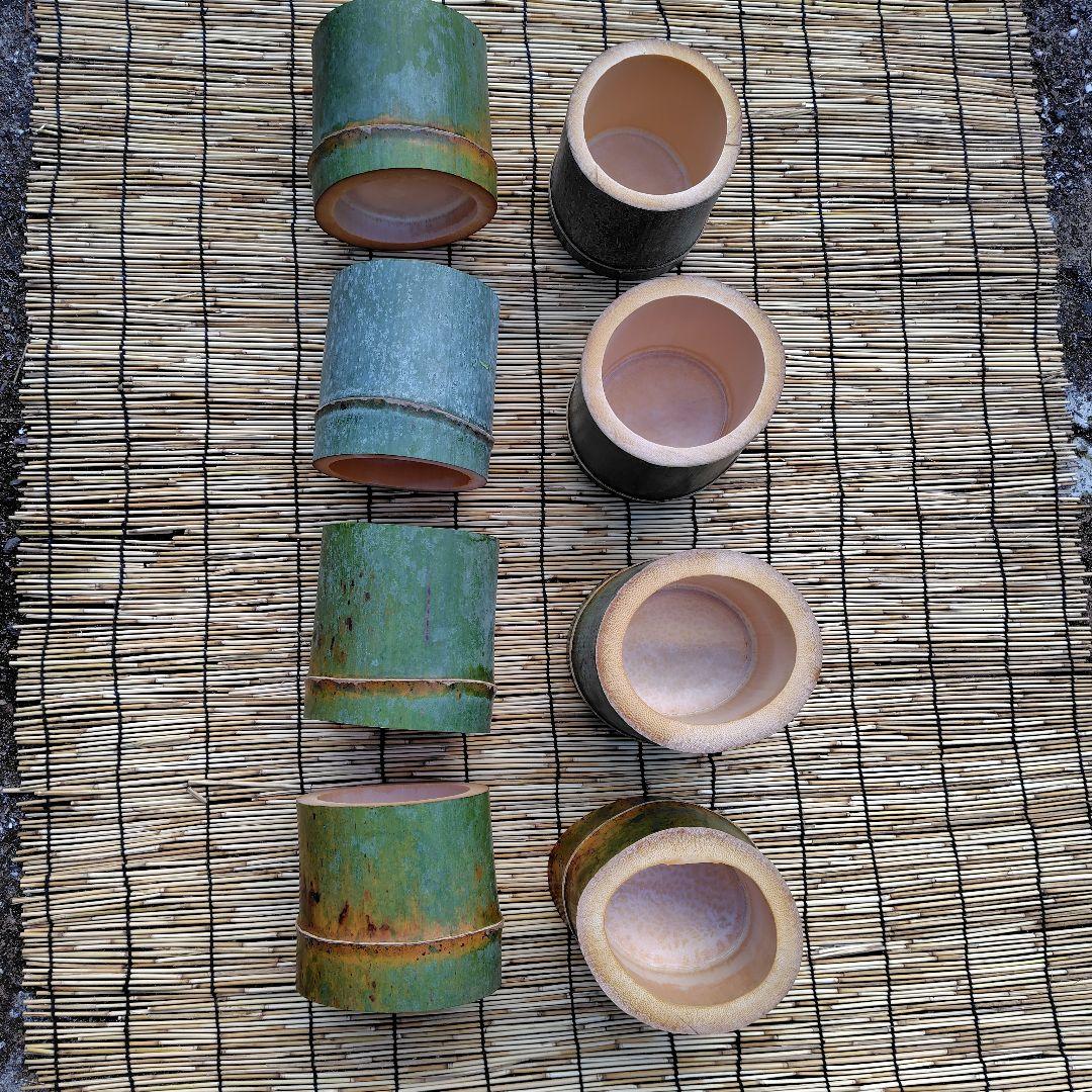 JK様「専用画面」　香川県産→　孟宗竹・花器　８個　極太サイズ