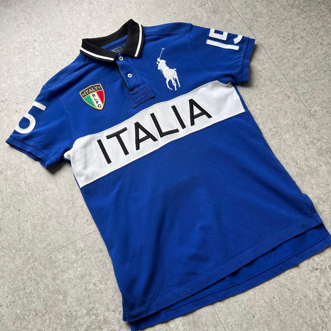 ラルフローレン ポロシャツ イタリア ビックポニー ナンバリング y2k