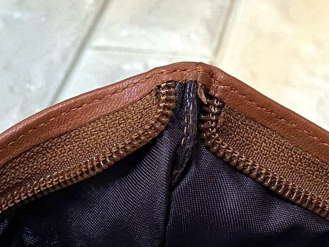 LOEWE ロエベナッパ アナグラム レザー クラッチバッグ セカンドバッグ本革