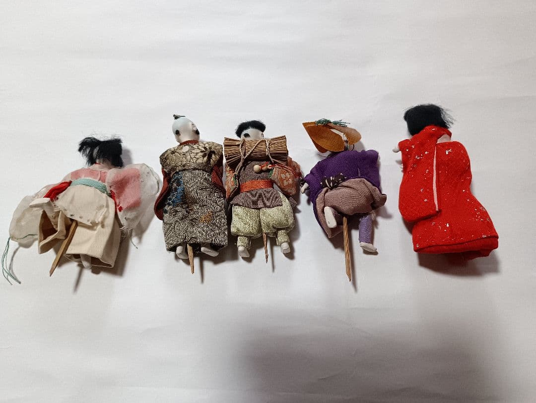 小さな市松人形達
