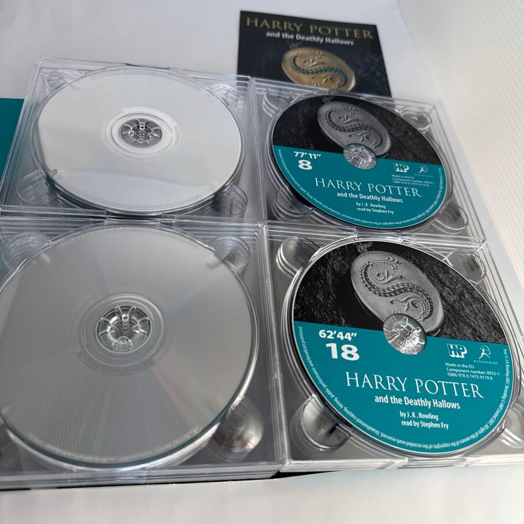 【UK英語版】ハリーポッターと死の秘宝｜Stephen Fry 朗読｜CD20枚