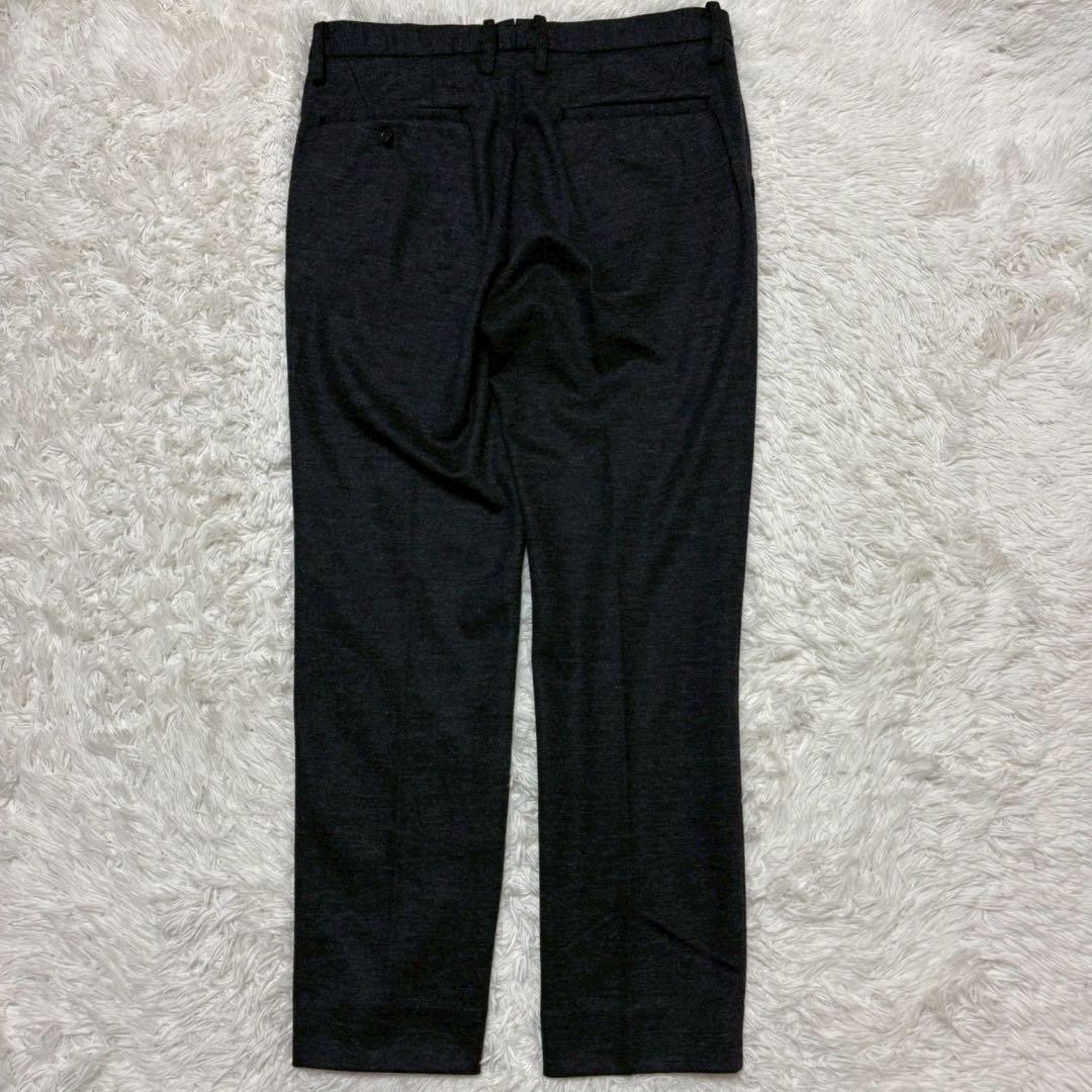 未使用級 XL✨ナノユニバース トラベルスーツ ダメリーノ ストレッチ 黒グレー