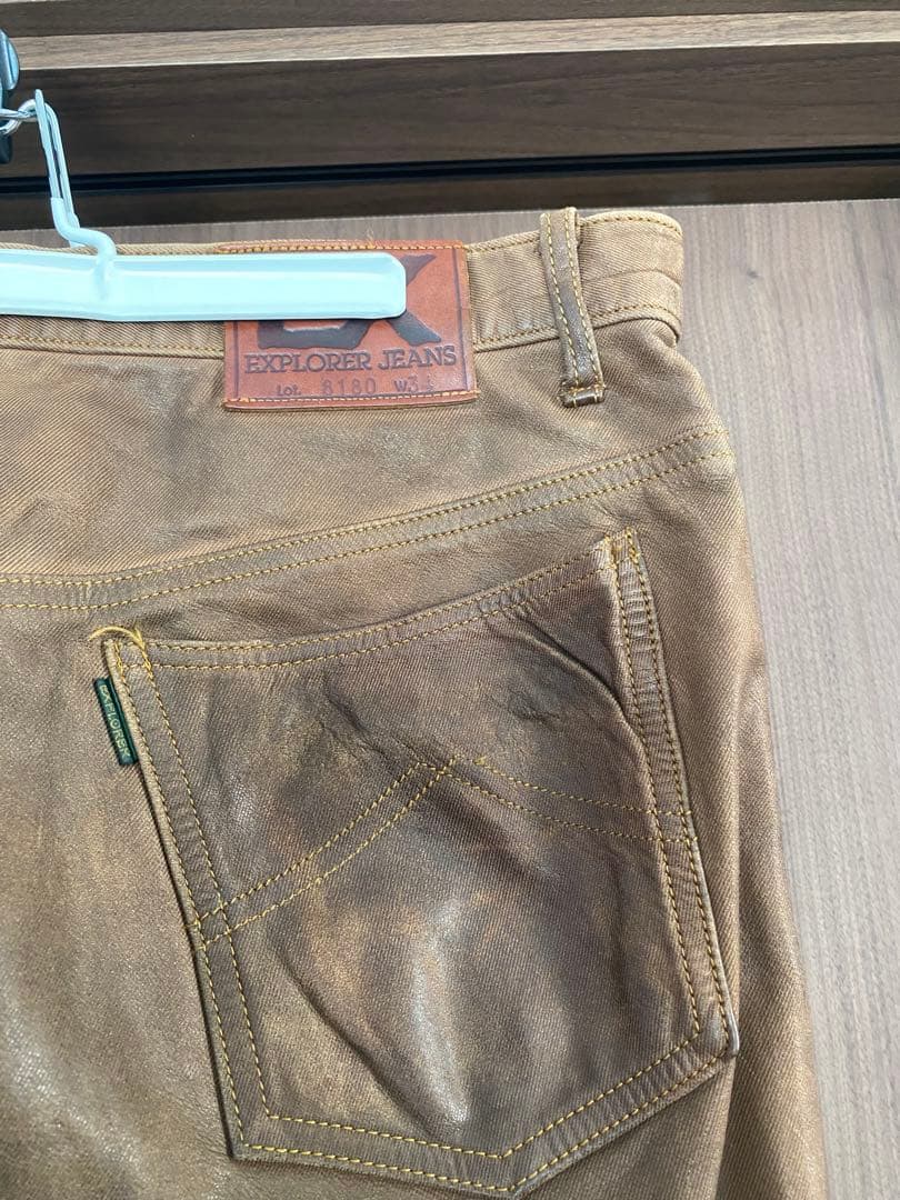 ま*つ様 訳あり品　クシタニ　エクスプローラ　カントリージーンズ　W34 ブラウ