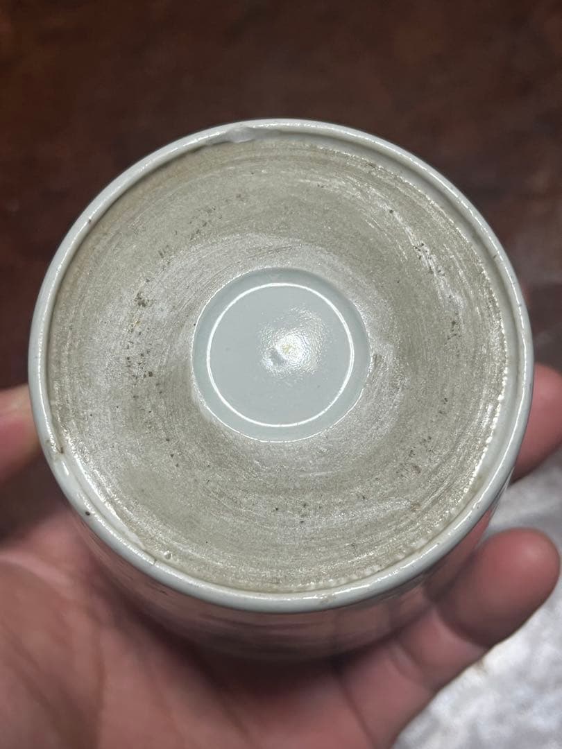 古伊万里　蕎麦猪口　あじさい　鶯　ウグイス　梅　雲雀　紫陽花　民芸　民藝