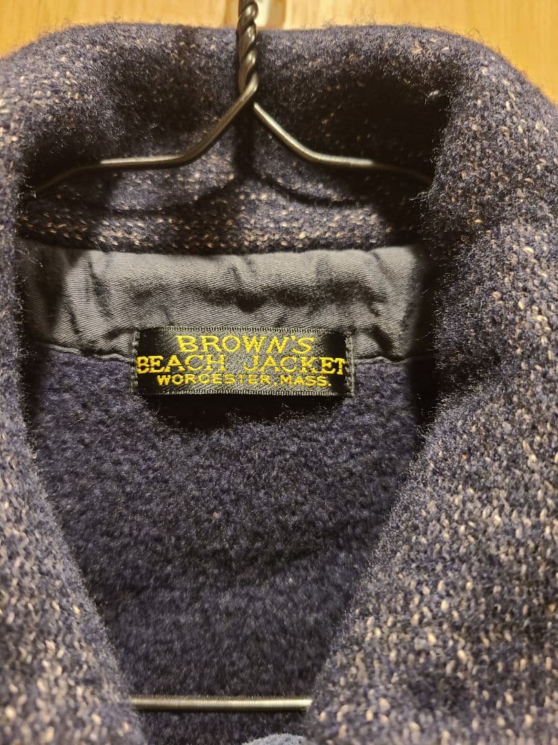 BROWN'S BEACH JACKET ネイビー カバーオール