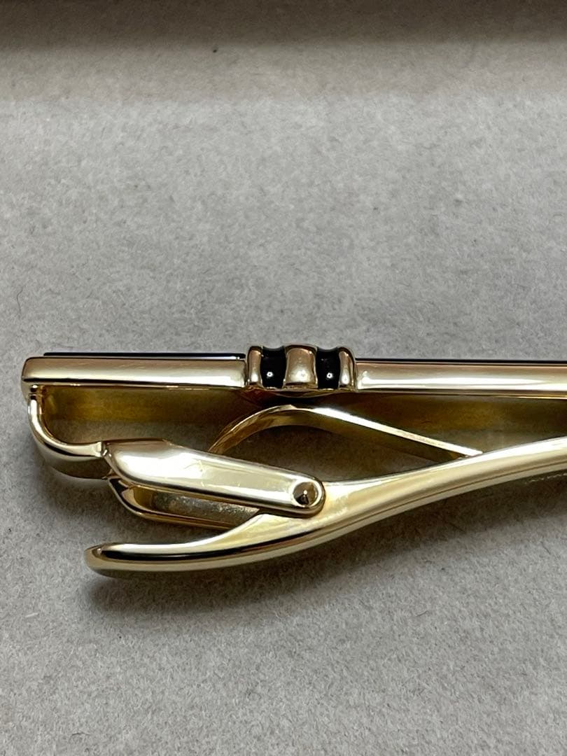 美品　MONTBLANT タイピン　オニキス　 モンブラン