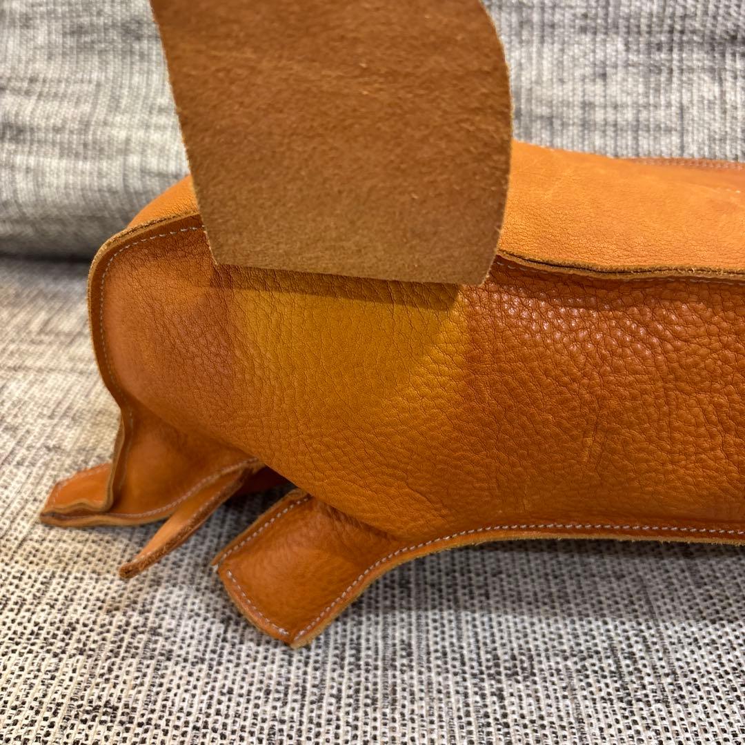 BEERBELLY 象のティッシュボックス　皮製品