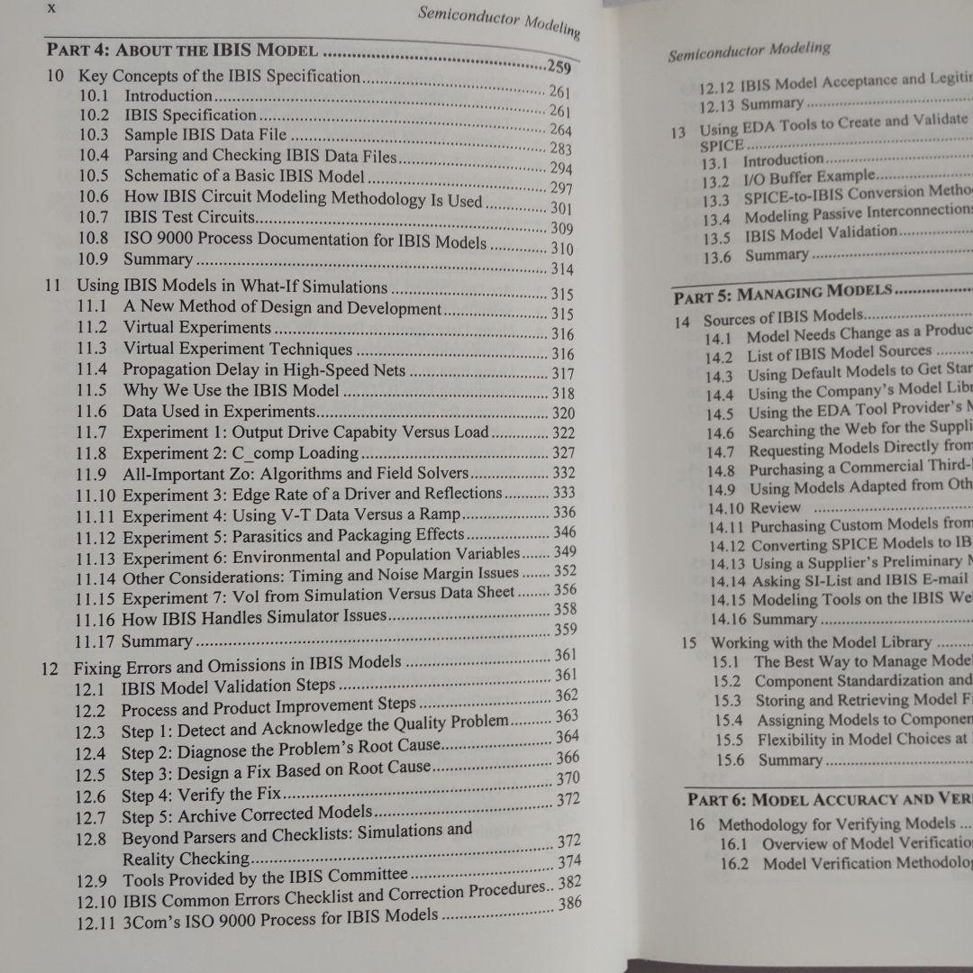 Semiconductor Modeling IBIS model モデル