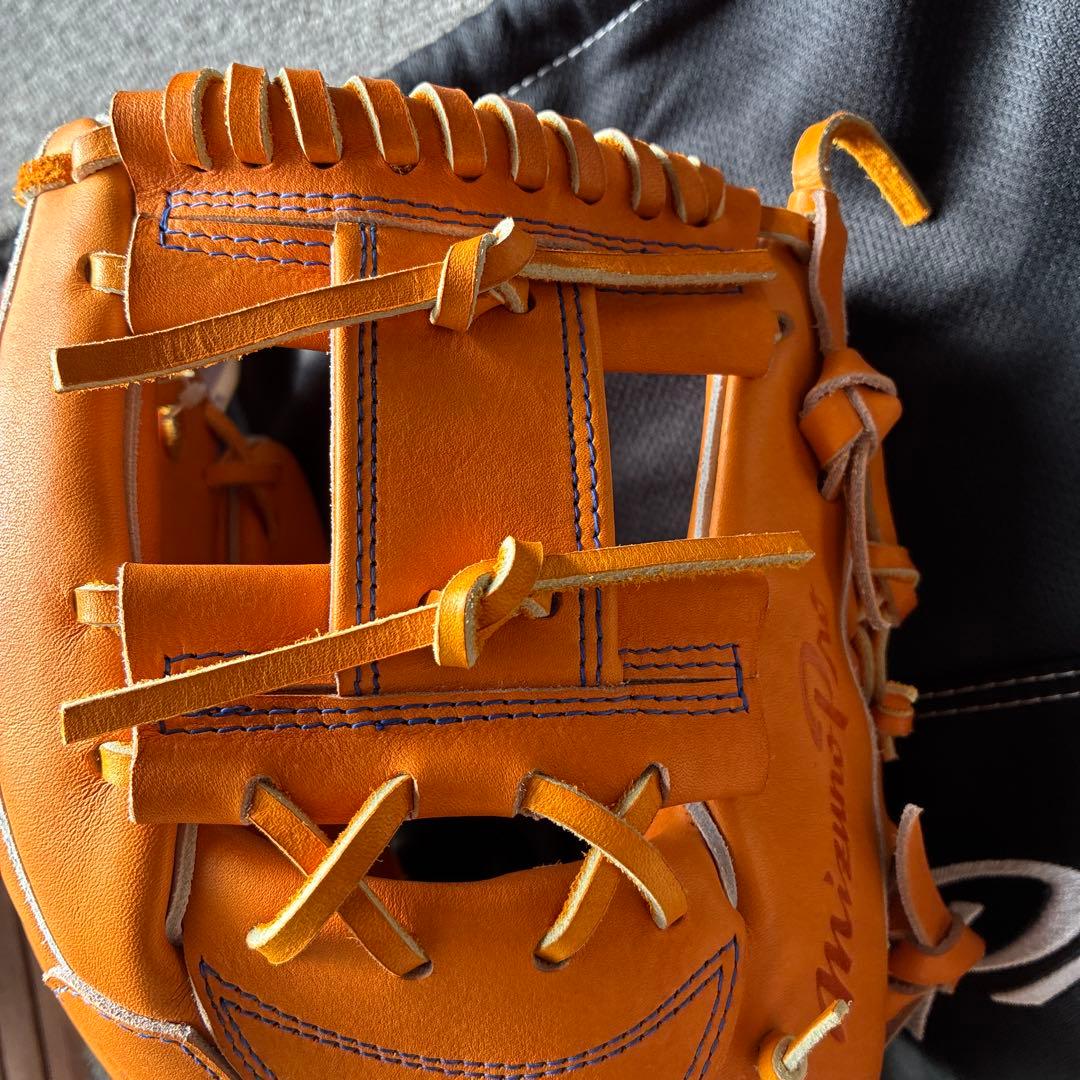 週末限定値下　ミズノプロ　硬式用グラブ　内野手　グローブ　HAGA JAPAN