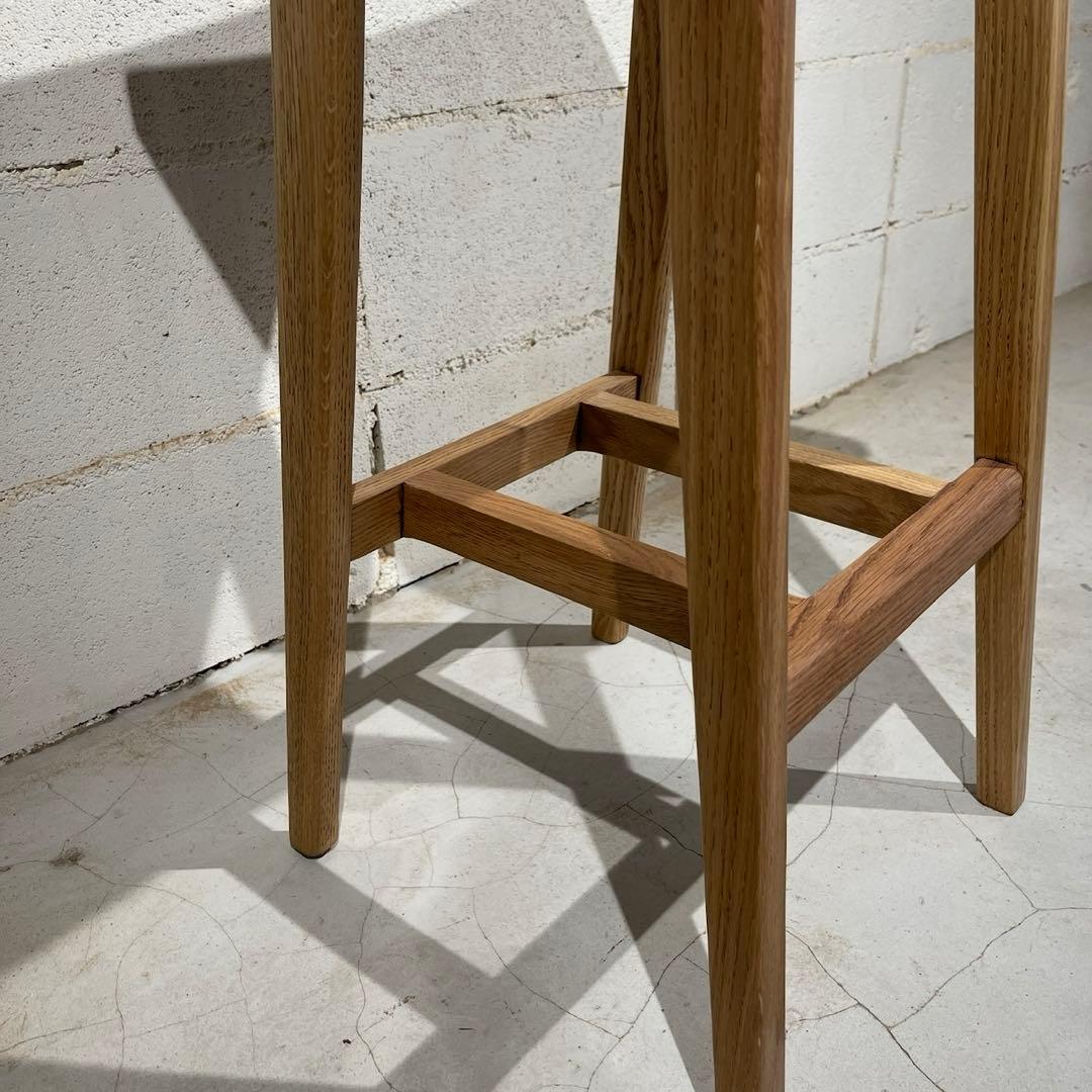 リフレッシュタイプチェア ハイタイプ　オーク無垢材　ウチダ