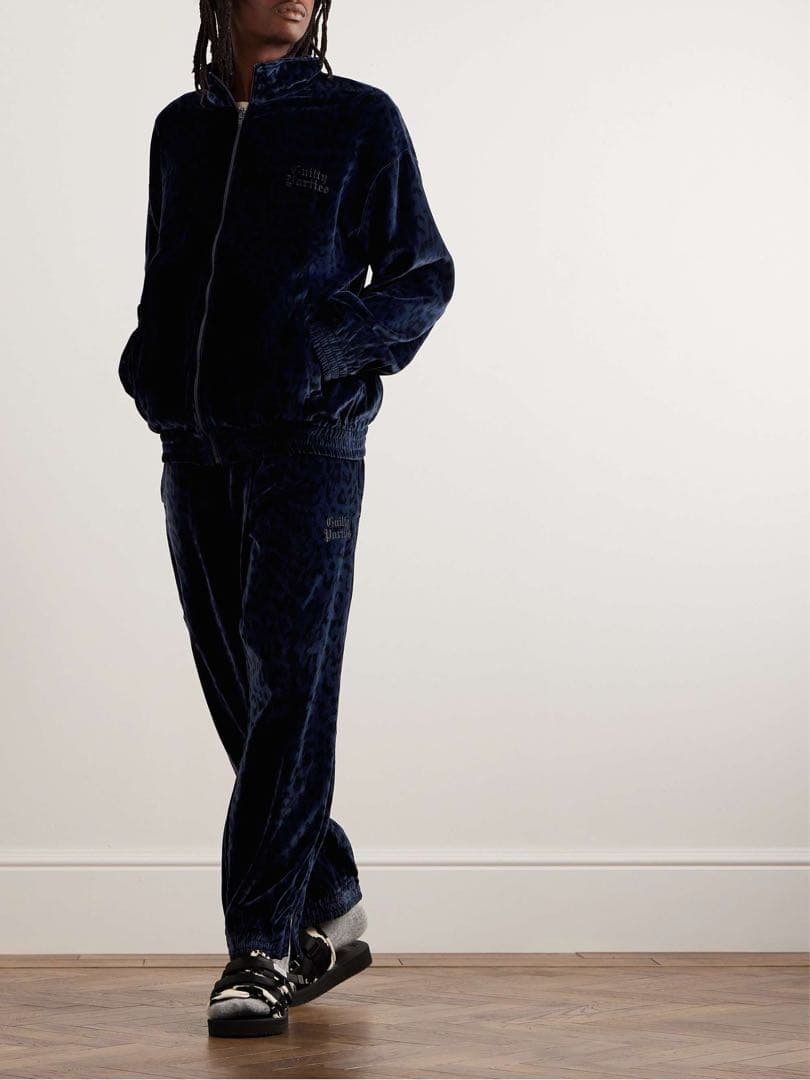 新品未使用！21FW ワコマリア ベロア セットアップ 黒 S ギルティパーティ