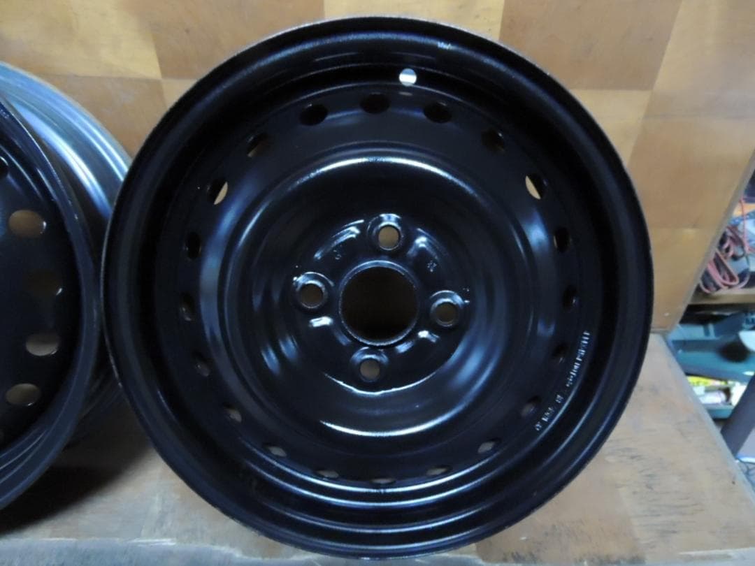 T776　14×4.5J　スチールホイール　4本　ハブ径 54mm　自家塗装