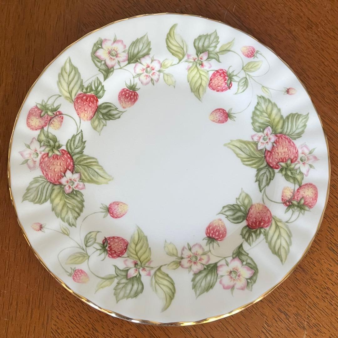 【レア美品】英国製　ロイヤルアルバート★リンデール★ケーキ皿