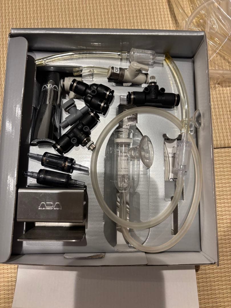 ガラス水槽とMEGA POWERフィルターセット