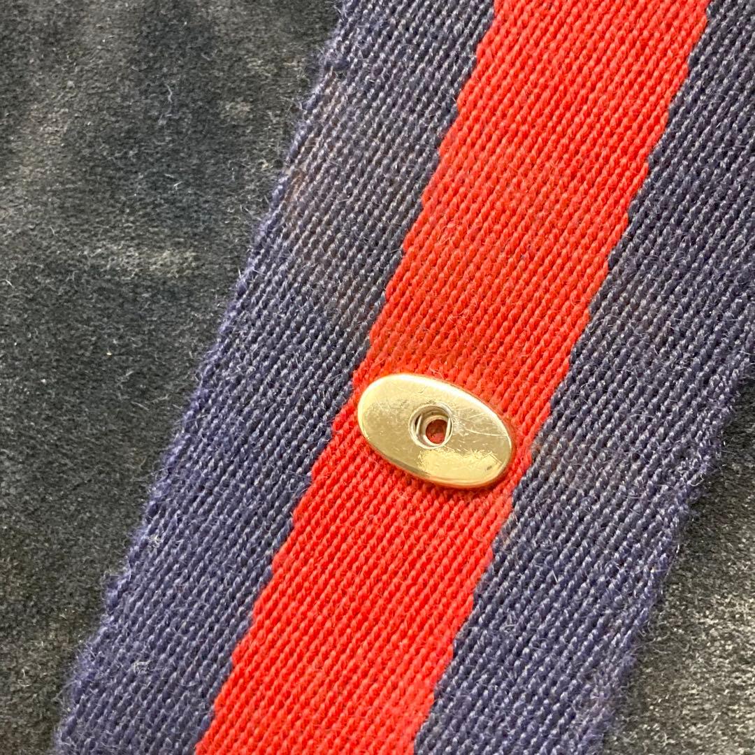 GUCCI クラッチバッグ シェリーライン スエード インターロッキング 黒