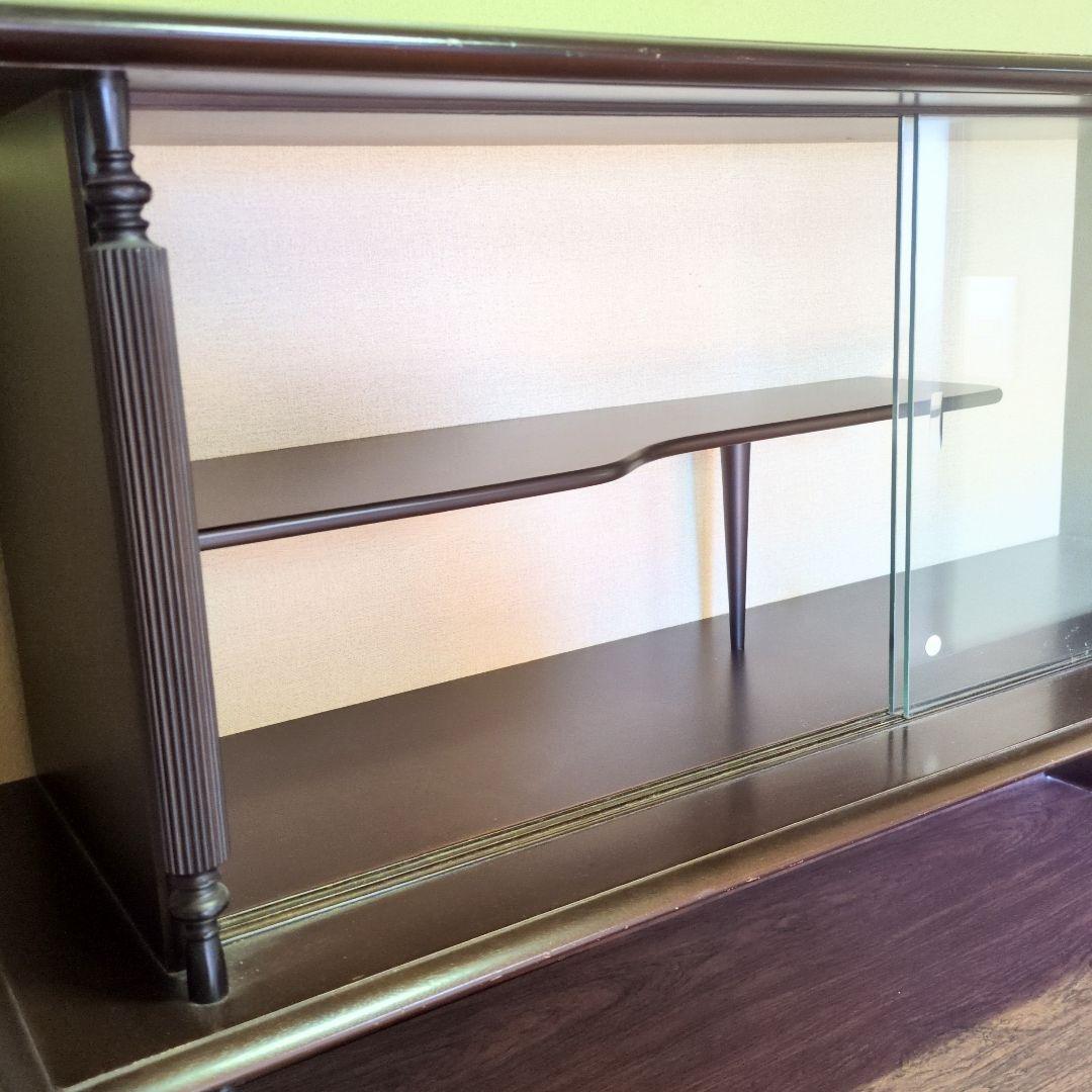 ★アンティーク茶箪笥★鎌倉彫り 違い棚 飾り棚