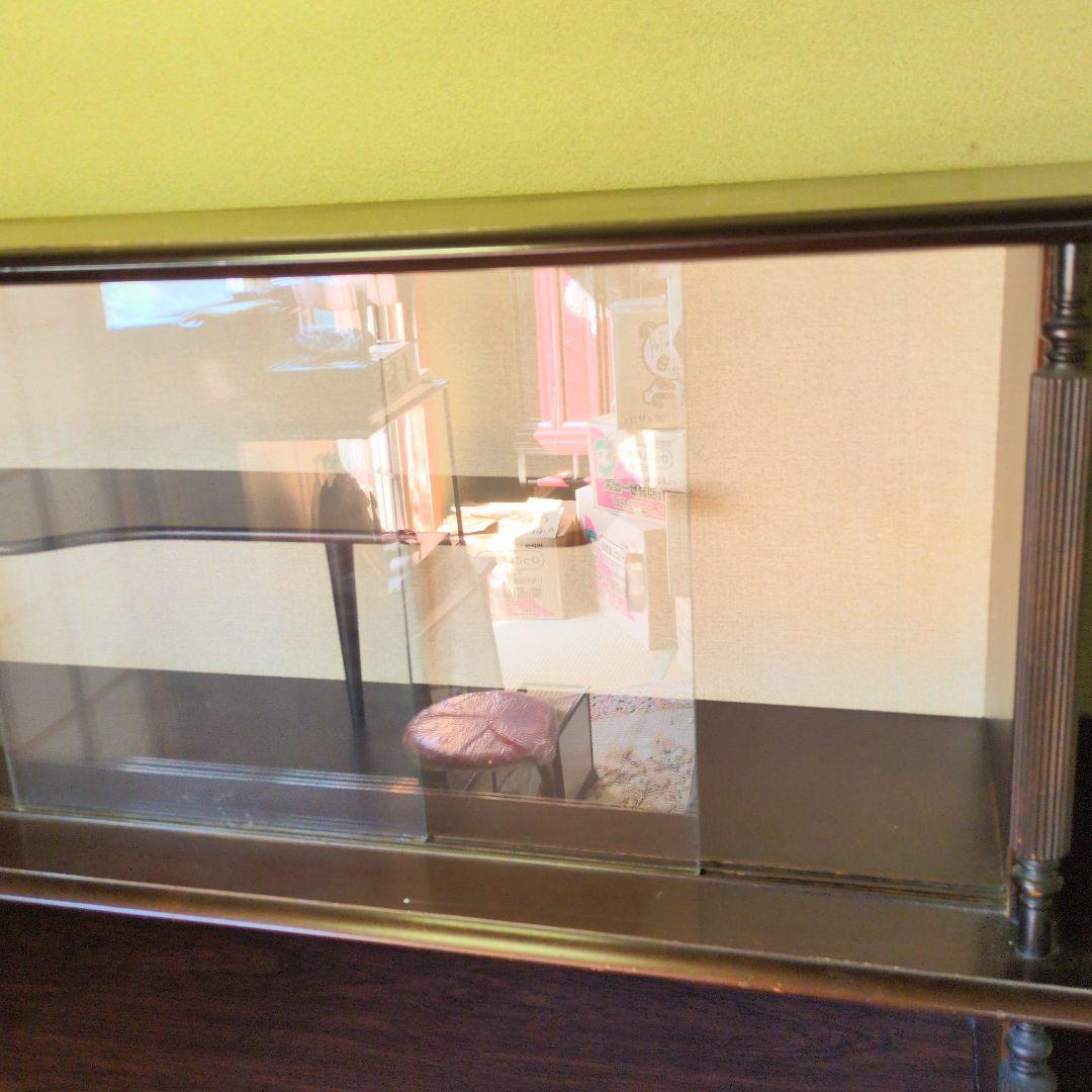 ★アンティーク茶箪笥★鎌倉彫り 違い棚 飾り棚