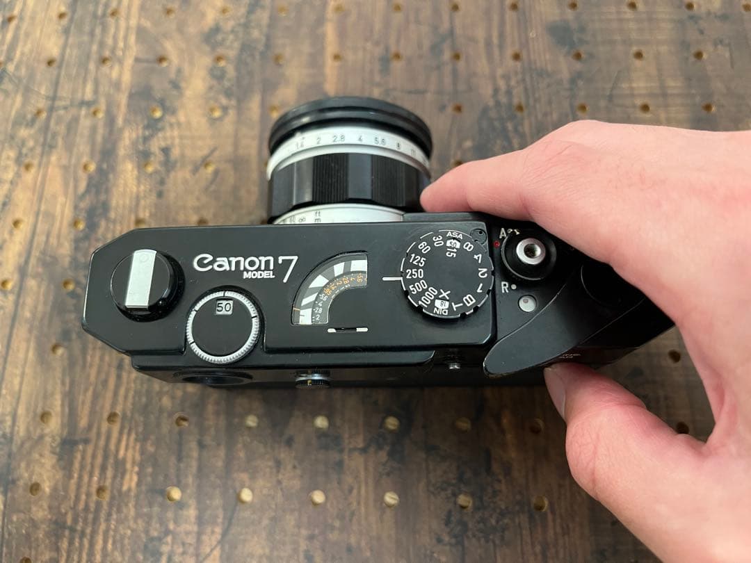 CANON Model 7 ブラック レンズセット(50mm 1:1.4)