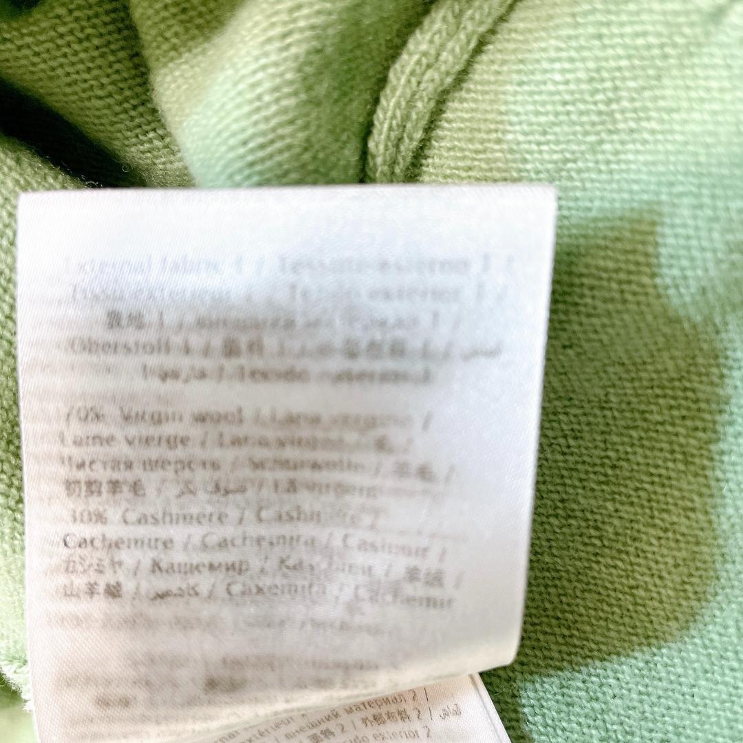 VALENTINO ジェイミーリード コラボニット カシミヤ混 グリーン XL