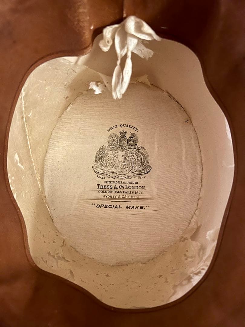 シルクハット イギリス製 ヴィンテージ ハット 美品 アンティーク
