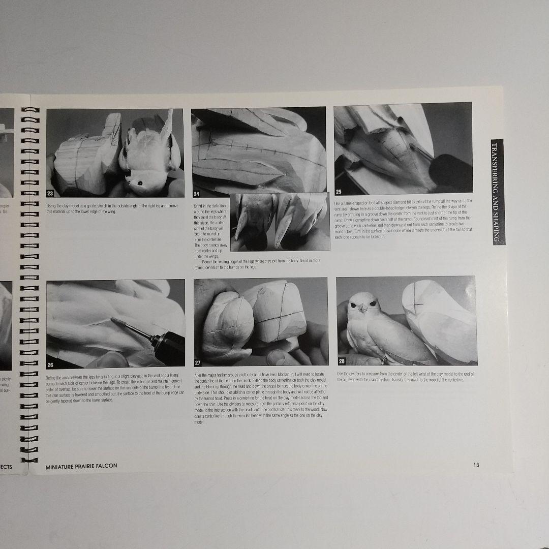 バードカービング教本２冊 パトリック ゴディンのカモとロニーダイのハヤブサ