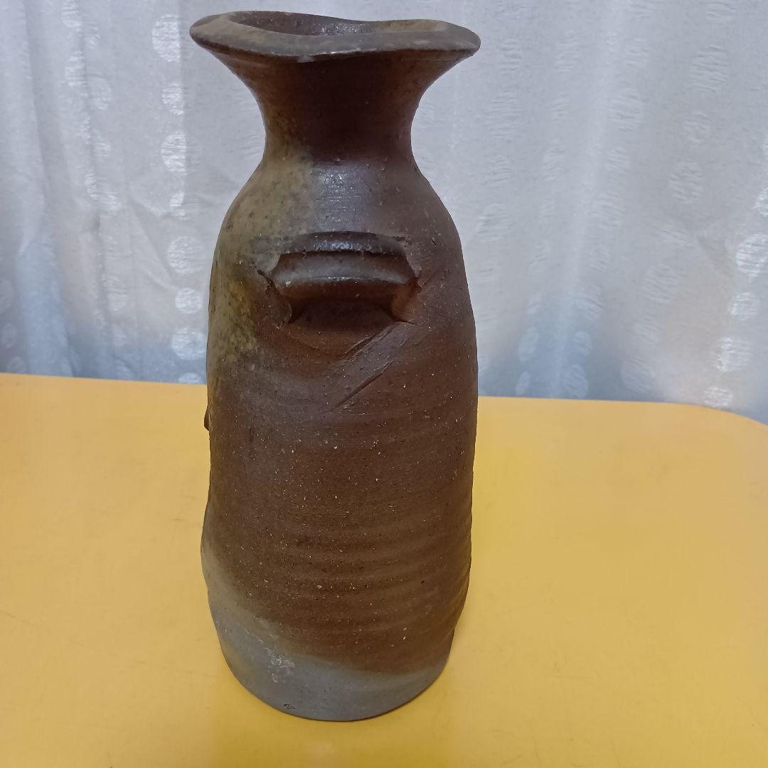 骨董品　花瓶　花入　花器　志戸呂焼　美術品　耳付花入　高級品　極美品‼️