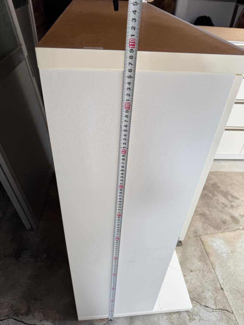 ニトリ　食器棚　ホワイト　キッチンボード