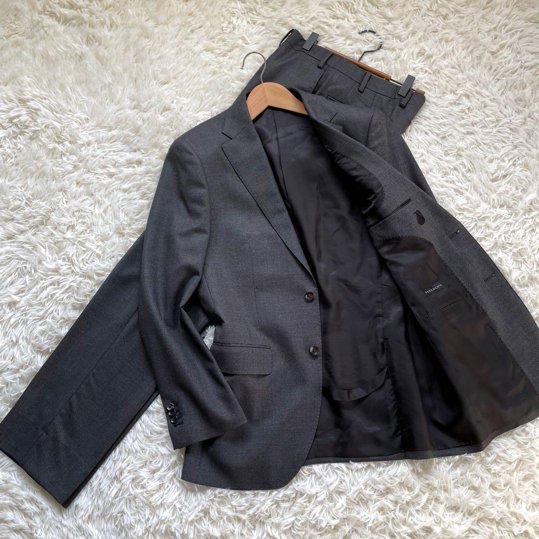 最高級ロロピアーナSuper150's HILTONグレースーツセットアップA7