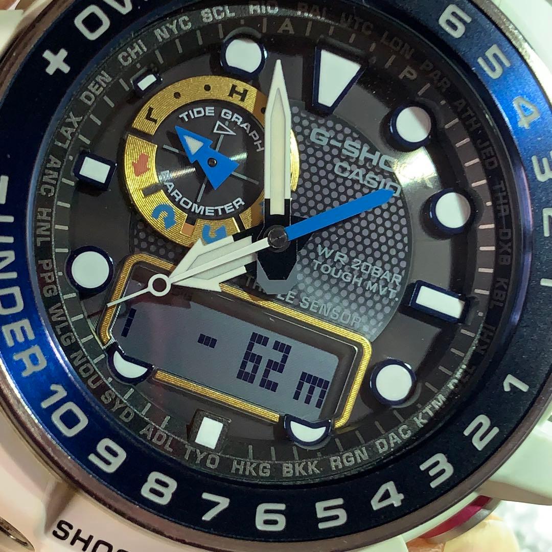 時計 G-SHOCK Gulfmaster GWN 1000 WHITE/GOLD