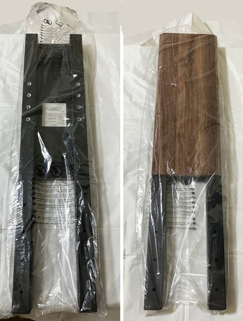 【新品・未使用】壁寄せテレビスタンド・WS-BL840-DB・朝日木材加工