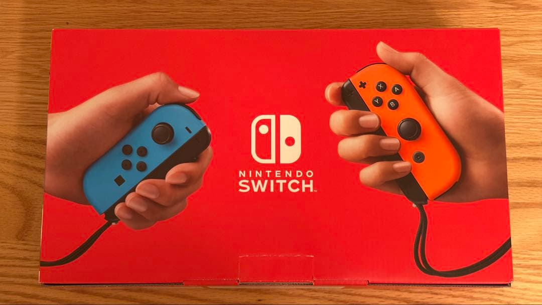 【美品】Nintendo Switch 本体 青/赤 Joy-Con付き