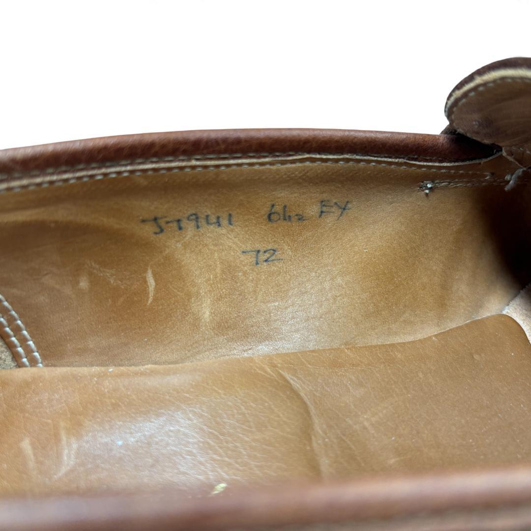 クロケット製 ロイドフットウェア ローファー Jシリーズ 茶 6.5E 25cm