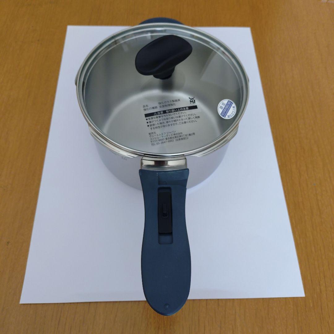 WMF Perfect Plus 2.5 圧力鍋(蒸し器,ガラス蓋,レシピ本付）