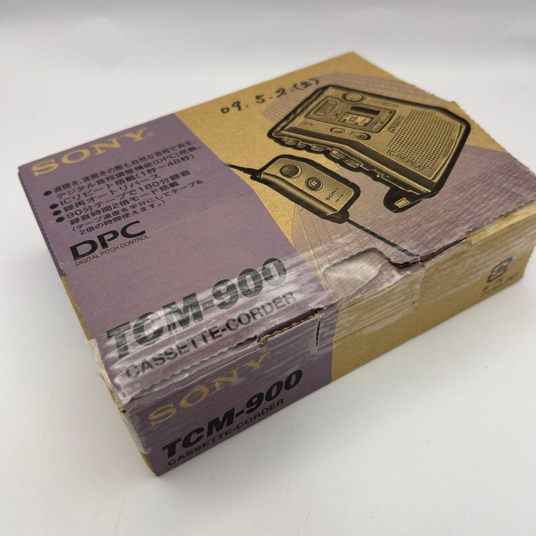 【極美品】SONY TCM-900 カセットコーダー