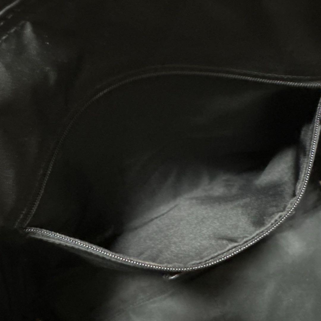 SEEKER ブリーフケース レザー シボ革 A4サイズ可 黒