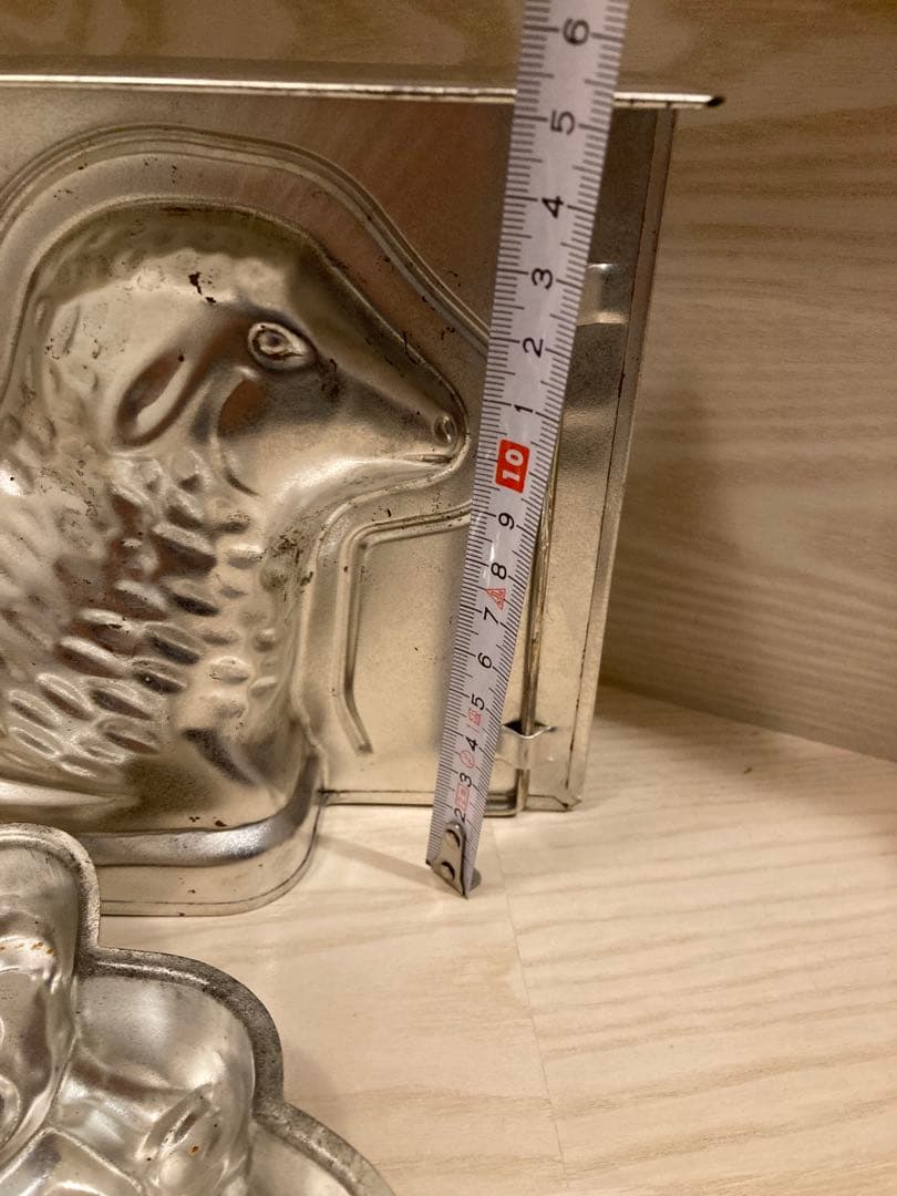 ケーキ型焼き型 テディベア 、ペンギン、イルカ　蚤の市 動物型抜き 4個セット