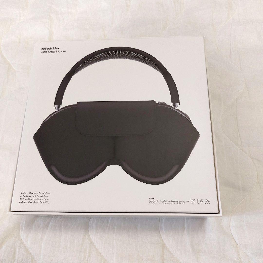 Apple AirPodsMax 第1世代　スペースグレー　黒　美品　付属品付き