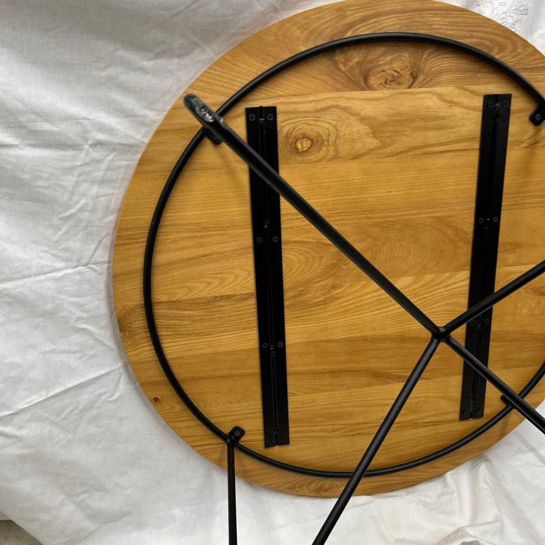 アッシュローテーブル 丸テーブル 丸 テーブル ローテーブル