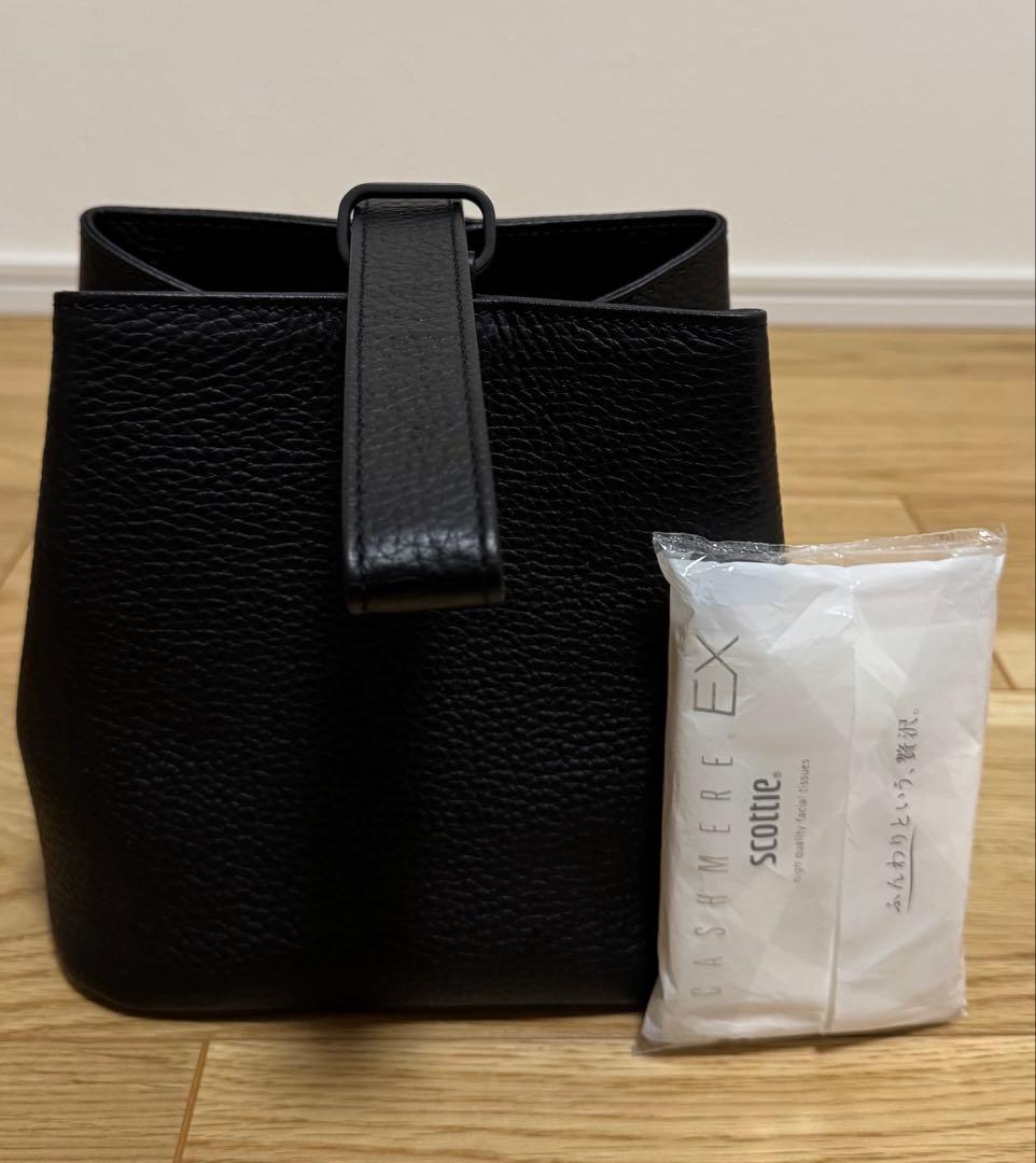 【ハッシュタグ】巾着レザーバッグ