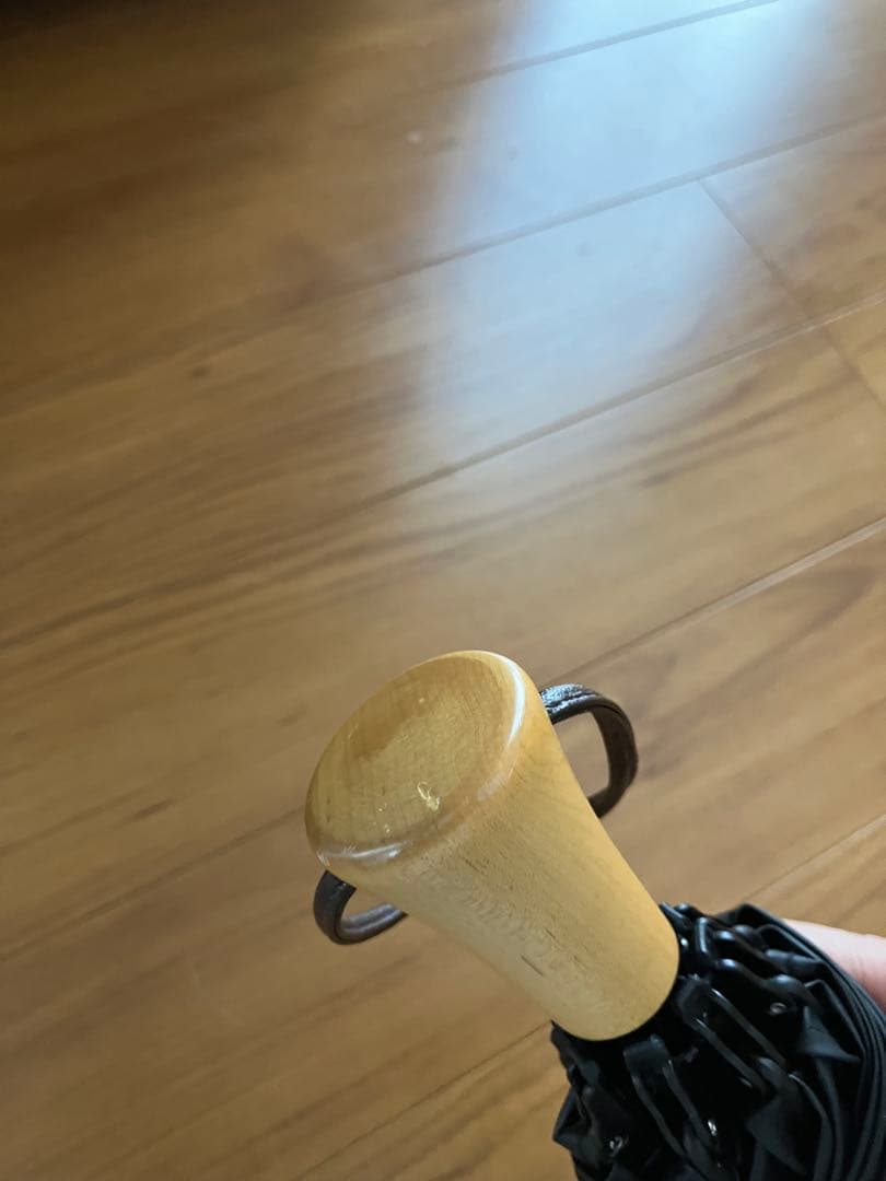 （美品）サンバリア100２段折 ブラック&ピンク